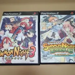 PS2ソフト サモンナイト3 サモンナイトエクステーゼ 2本セット