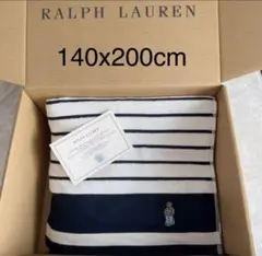 POLO ラルフローレン　ベア　タオルケット　ブランケット　シングル
