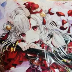 ホロライブ 百鬼あやめ あやめ メイド 冥土 白詰草 プレイマット ホロライブ 百鬼あやめ あやめ メイド 冥土 白詰草 プレイマット