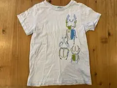 ハッカキッズ クワガタ カブトムシ 半袖Tシャツ サイズ140のサムネイル