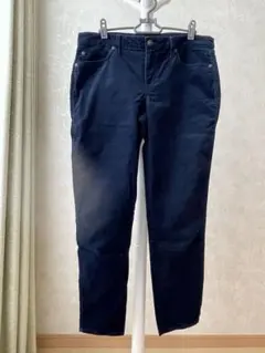 2個セット　①ネイビー スリムフィット チノパン　②ワイドパンツのサロペット