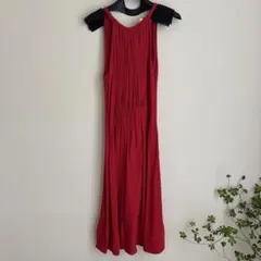 kate spade レッドプリーツドレス サイズ2