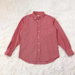 apres seize ヤジマタケシ　日本製　長袖シャツ　ボタンダウン　M相当