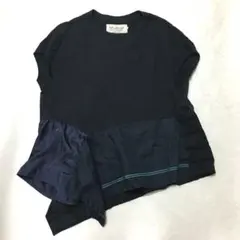 ゴートゥーハリウッド　130cm アシンメトリー　パッチワーク　カットソーのサムネイル