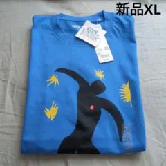新品 XL マティス UT ユニクロ ブルー　イカロス