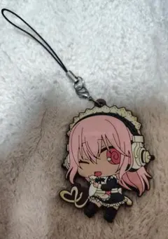 すーぱーそに子 ラバーストラップ ゴシックメイドver