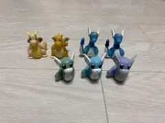 ポケモンキッズ 指人形 7体セット カイリュー ミニリュウ　ハクリュー