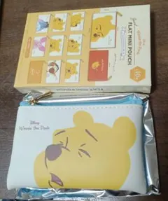 くまのプーさん　シークレットフラットミニポーチ　プーさん