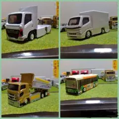 ミニカー エルフ アームロール車 フックコンテナ車 改造 トミカ - メルカリ