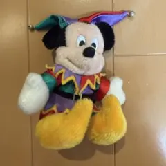 ミッキー　レトロ　ぬいぐるみバッジ