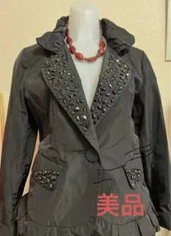 上品なブラックのジャケットMサイズ！