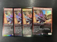 精鋭射手団の目立ちたがり　4枚セット　foil プロモ　MTG