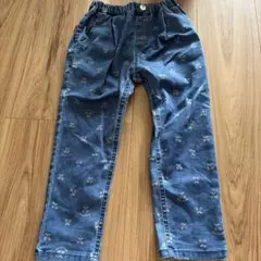 さくらんぼ柄 デニムパンツ 110cm ムージョンのサムネイル