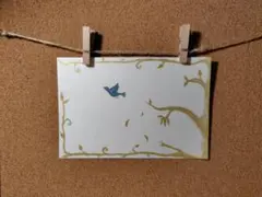 【はがきサイズ原画】旅立ち