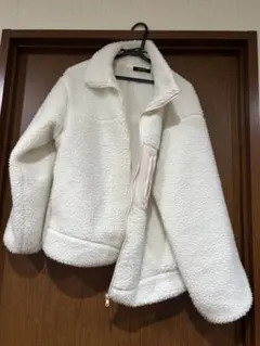 ホワイトフリースジャケット Ｌサイズ