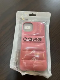 ピンクの凹凸デザインiPhone14ケース