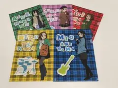 けいおん クリアファイル 5枚セット