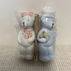 クマの陶器製調味料入れセット
