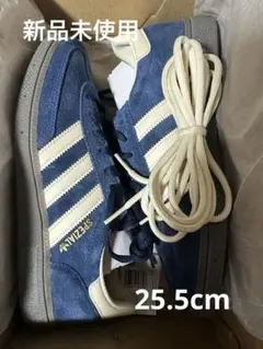 Adidas アディダス　spezial スニーカー　ブルー　ブラウン　25.5