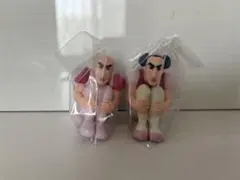 フィギュア 2体セット 座っているポーズ