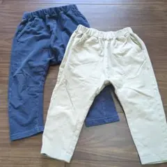 GU ストレッチパンツ モンキーパンツ 2枚セット