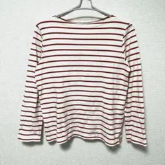 ユニクロ⭐️ (M) 長袖Tシャツ ボーダー コットン