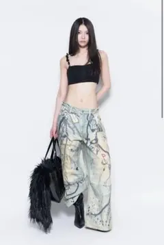 【本日限定値引き】 S print denim1 toys