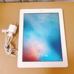 Apple iPad 64GB ホワイト 本体 充電器付き　A1396
