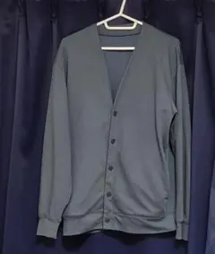 GU ドライポンチカーディガン ブルー S