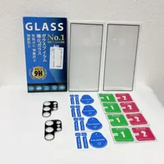 Galaxy S24 Ultra フィルム 指紋認証 2+2枚セット 国産旭硝子