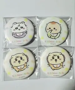 ちいかわベビー　おねんね缶バッチモモンガくりまんじゅう シーサー　4点セット