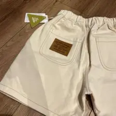 新品タグ付き マイリトルワンダー ズボン ハーフパンツ ホワイト キッズ 100