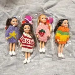 韓国トレンド バービードール 人形 バッグチャーム タイトー限定４点セット