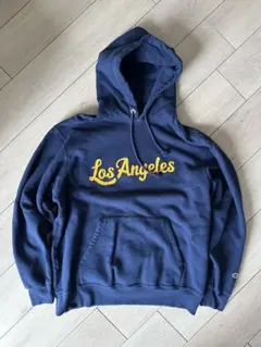 美品 チャンピオン リバースウィーブ パーカー XL Los Angels