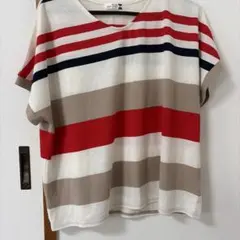 eur3 ボーダー柄 半袖Tシャツのサムネイル