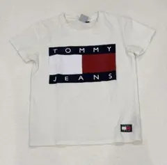 【匿名配送】TOMMY JEANS 半袖 Tシャツ ホワイト Sサイズのサムネイル