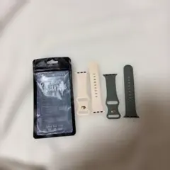 Apple Watch バンド ピンクサンド　グリーン　二種類まとめて