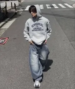 Chikashitsu + バギーデニムパンツのサムネイル