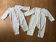 【petit bateau】ロンパース 2枚セット12month 74cm