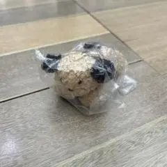 てのひらわんこのぬいぐるみ　ブラウンmix