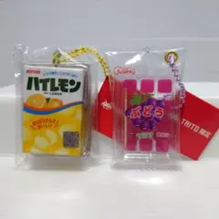 TAITO限定 ミニチュアマスコット　ハイレモン・さくらんぼ餅セット
