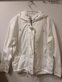 【ikka】ホワイト マウンテンパーカー Mサイズ
