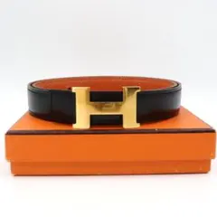 極美品✨箱付 エルメス Hバックル コンスタンス レザーベルト 〇Z刻印