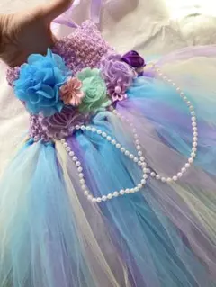 チュチュドレス　パーティドレス　プリンセス　ハロウィン　発表会　七五三　誕生日