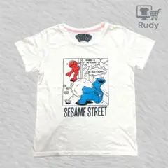 セサミストリート キャラクタープリント Tシャツ Mのサムネイル