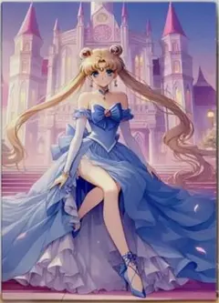 美少女戦士セーラームーンCrystal 全出演者サイン入りタペストリー