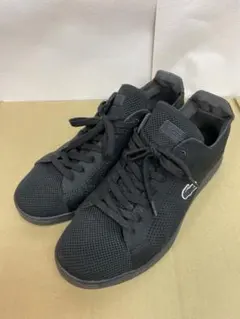 ％LACOSTE ラコステ スニーカー ブラック メンズ