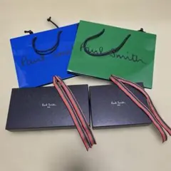 Paul Smith ポールスミス　ショップ袋・箱セット 2つ