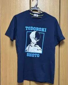 僕のヒーローアカデミア 轟焦凍 Tシャツ Mサイズ ネイビー