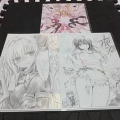 とらぶる　to loveる　ダークネス　古手川　唯　矢吹　クリアファイル　原画展 クリアファイル ToLOVEる ダークネス 古手川 唯 矢吹健太朗 ジャンプSQ